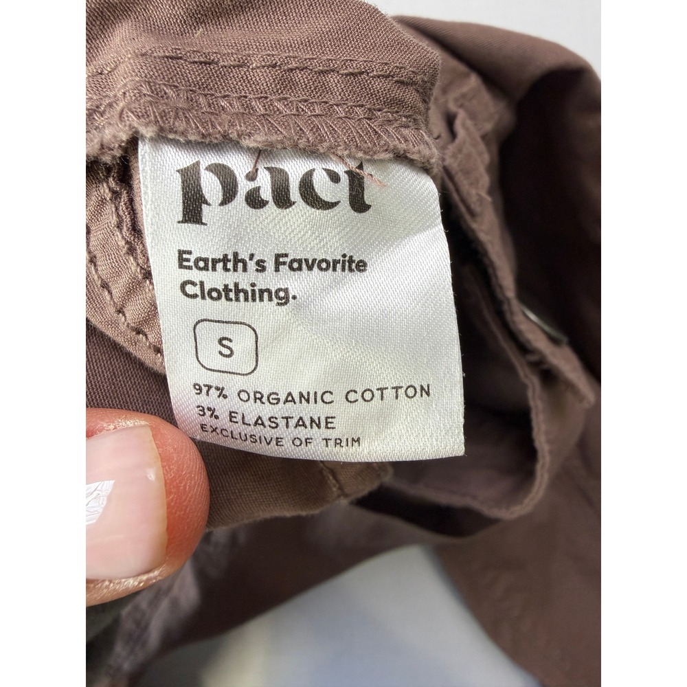 Pact Brown Straight-Leg Utility Trousers - Picture 7 of 8